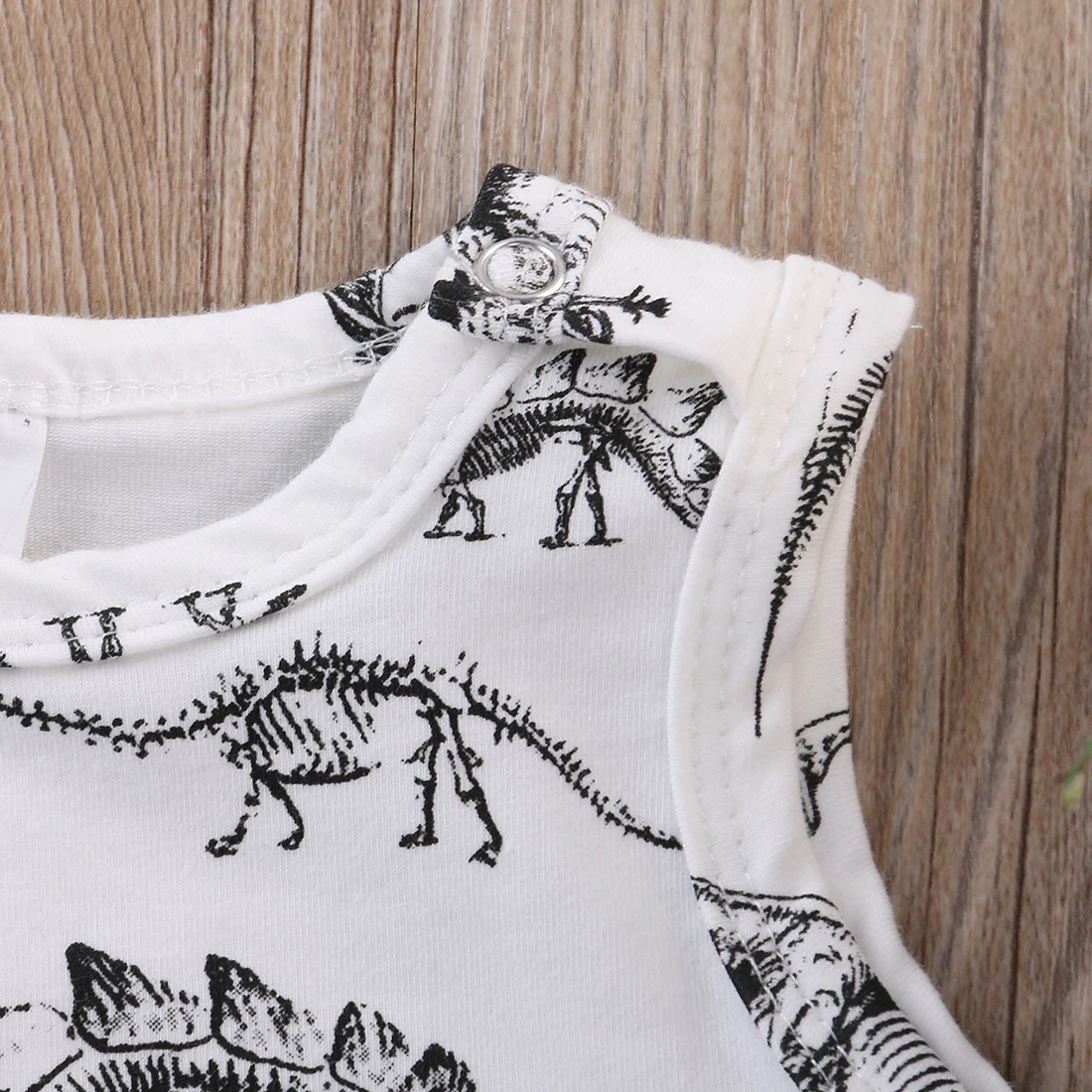 Новое поступление Одежда для маленьких мальчиков и девочек Боди с динозаврами