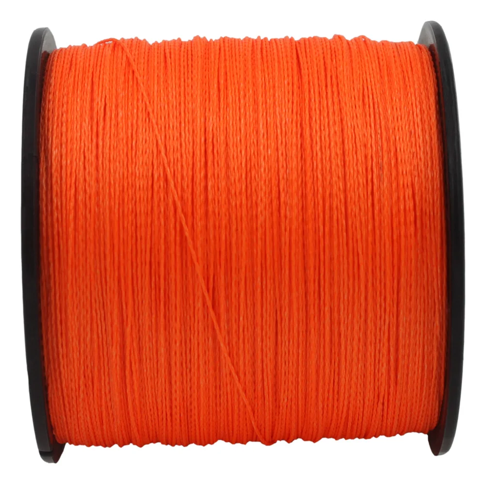Hercules PE плетеная рыболовная леска оранжевая многонитевая прочные 4 лески 100 м 300 500
