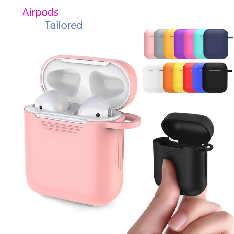 1 беспроводная bluetooth гарнитура чехол для наушников airpod силиконовый защитный из