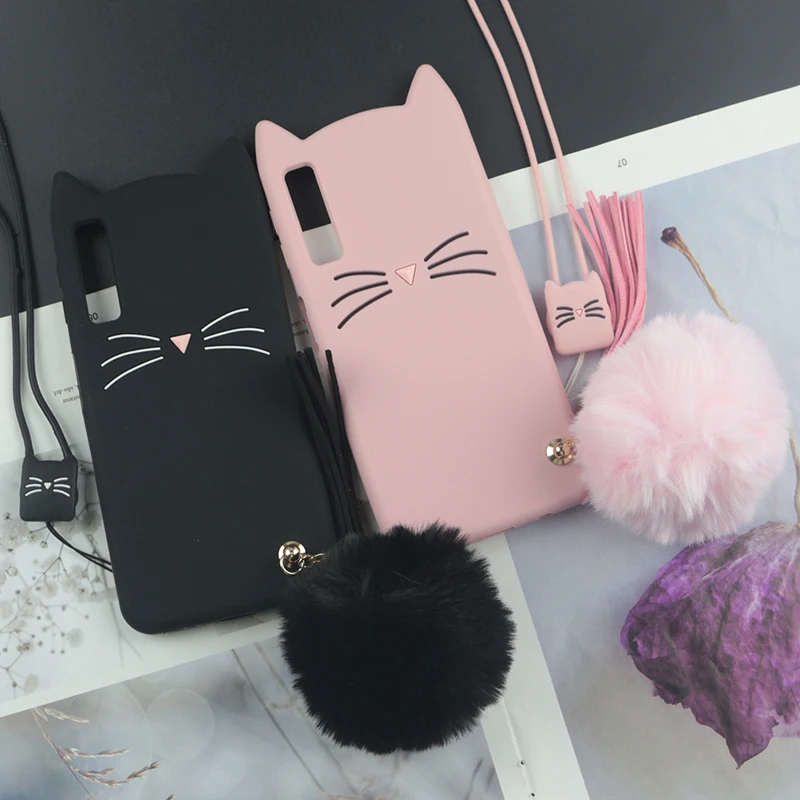 Силиконовый чехол с милыми 3d рисунками для Samsung Galaxy A71 A51 A31 A50 A70 A30s A20 A10 A8 2018 чехлы