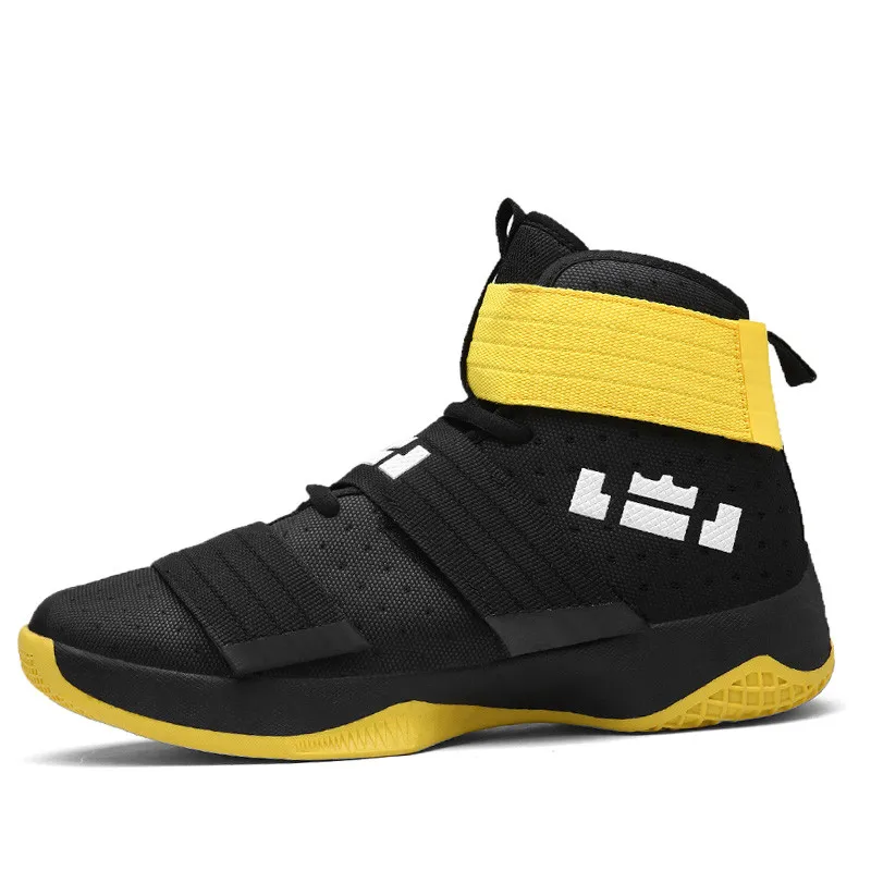 RECOISIN кроссовки мужские баскетбольные кроссовки zapatillas hombre Deportiva дышащие мужские Ботильоны баскетбольные кроссовки - Цвет: Золотой