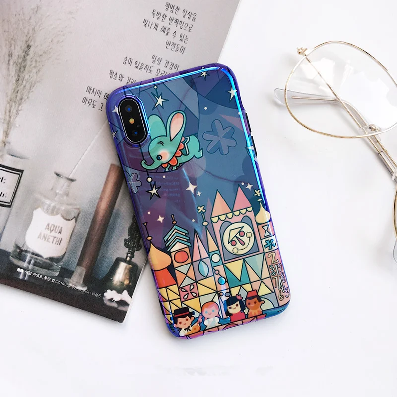 Fairy tale Castle phone Case for iphone X 7 7Plus Shiny fireworks soft silicon For 6 6s+ 8 8Plus Free Shipping | Мобильные телефоны