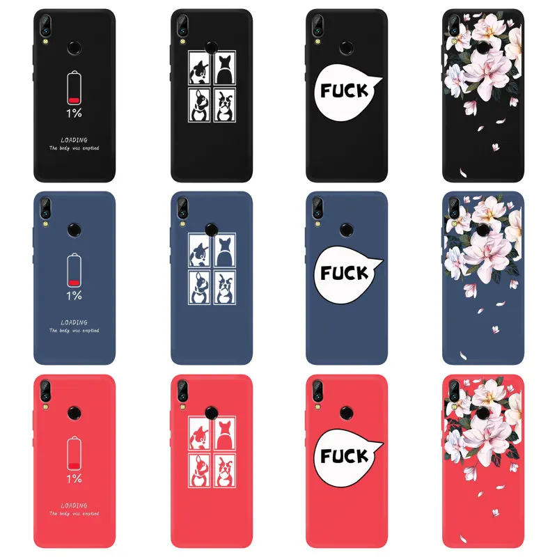 Для Huawei Y5 Y6 Y7 Prime Y9 2017 2018 2019 Enjoy8 задняя крышка с рисунком силиконовый чехол для Honor 9