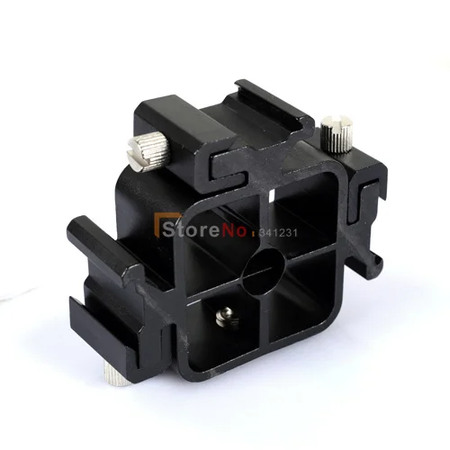 3 тройной головки горячий башмак флэш-Стенд адаптер/кронштейн/крепление