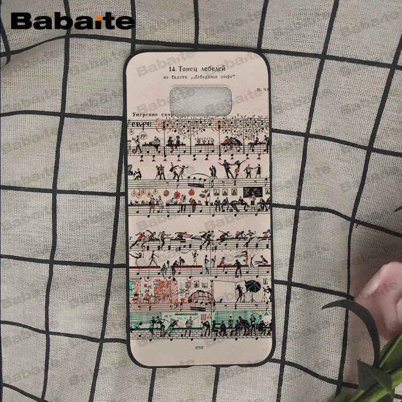 A6 Music Is My Love мягкий силиконовый черный чехол для телефона для samsung Galaxy s9 s8 plus note 8 note9 s7 s6edge coque Babaite - Цвет: A6