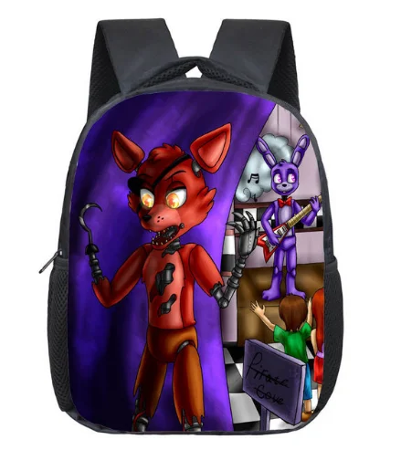 12 Inch Five Nights At Freddys Children School Bags Backpack Kids Kindergarten Bag Freddy Bear Toddler bag - Цвет: Five Nights 23