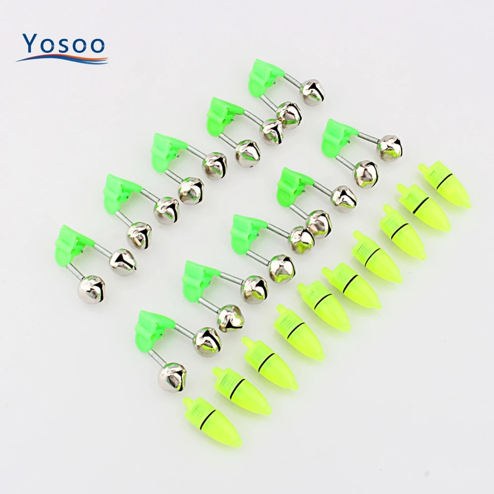 10 шт./лот светодиодная подсветка рыболовная сигнализация поклевки для удочки