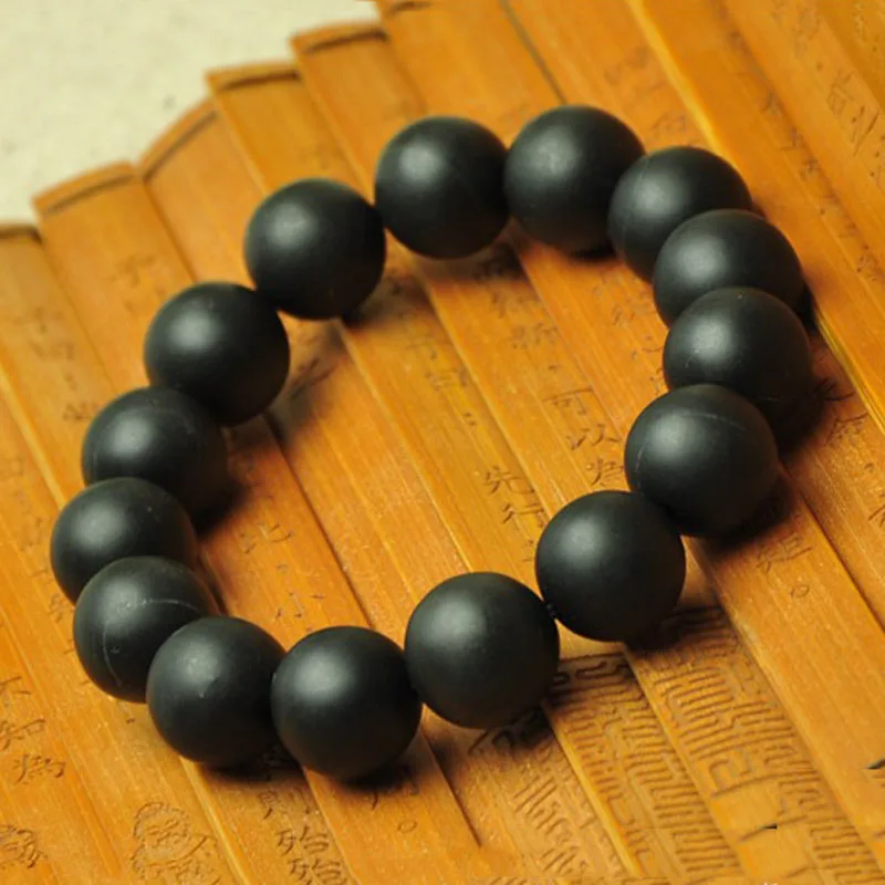 Браслет из 100% натурального черного камня 10 14 мм|stone bracelet|bian stone braceletbracelet bracelet |