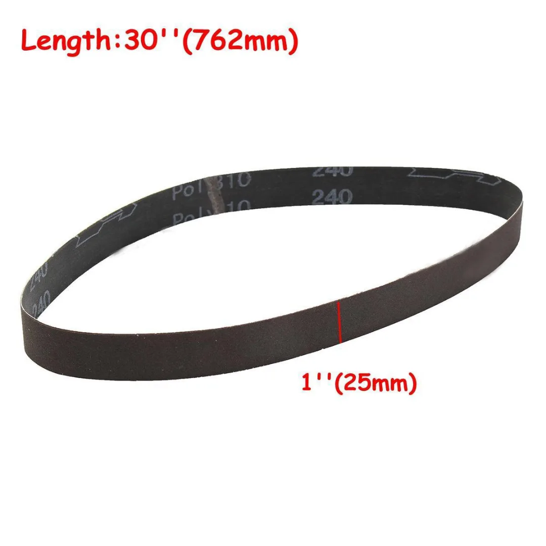6 шт 1 ''x 30'' 180/240/320/400/600/800 зернистая шлифовальная Ремни комплект