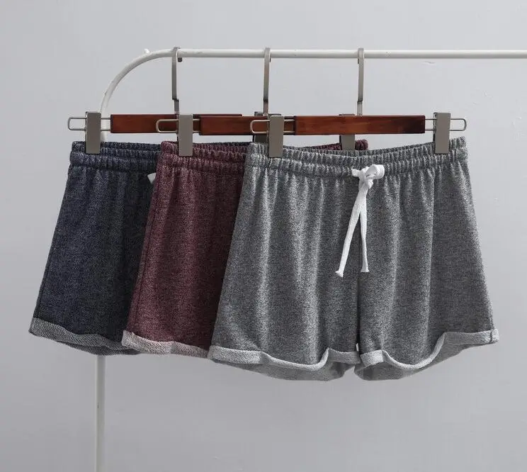 Женские спортивные штаны для фитнеса Короткие повседневные хлопковые брюки