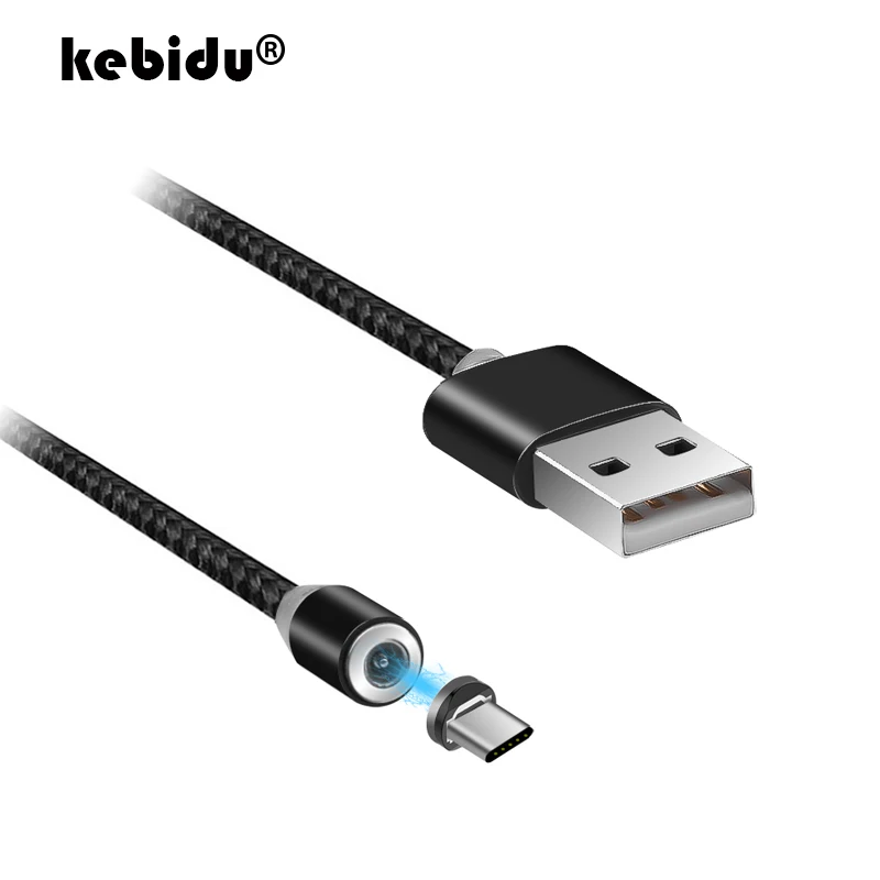 1 м Магнитный кабель Micro usb Type C адаптер для быстрой зарядки телефона Microusb