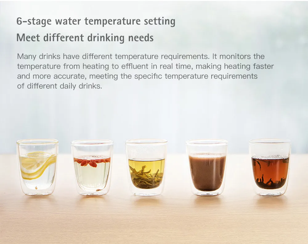 Xiaomi Youpin умный Разогревающий диспенсер для воды горячая вода 3 секунды мгновенный 1800 мл емкость диспенсер для воды для дома и офиса