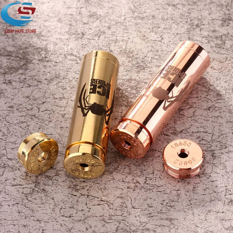 Оригинальный 5GVAPE электронная сигарета Ice Spider мех мод vape подходит 18650/20700 батарея 25