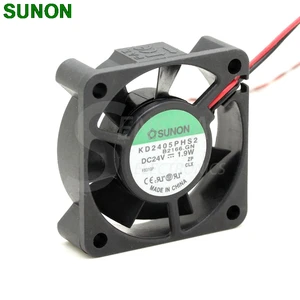 Кулер SUNON KD2405PHS2 DC24V 1,9 Вт 2 провода 52x52x15 мм, серверный инвертор, осевой промышленный вентилятор охлаждения