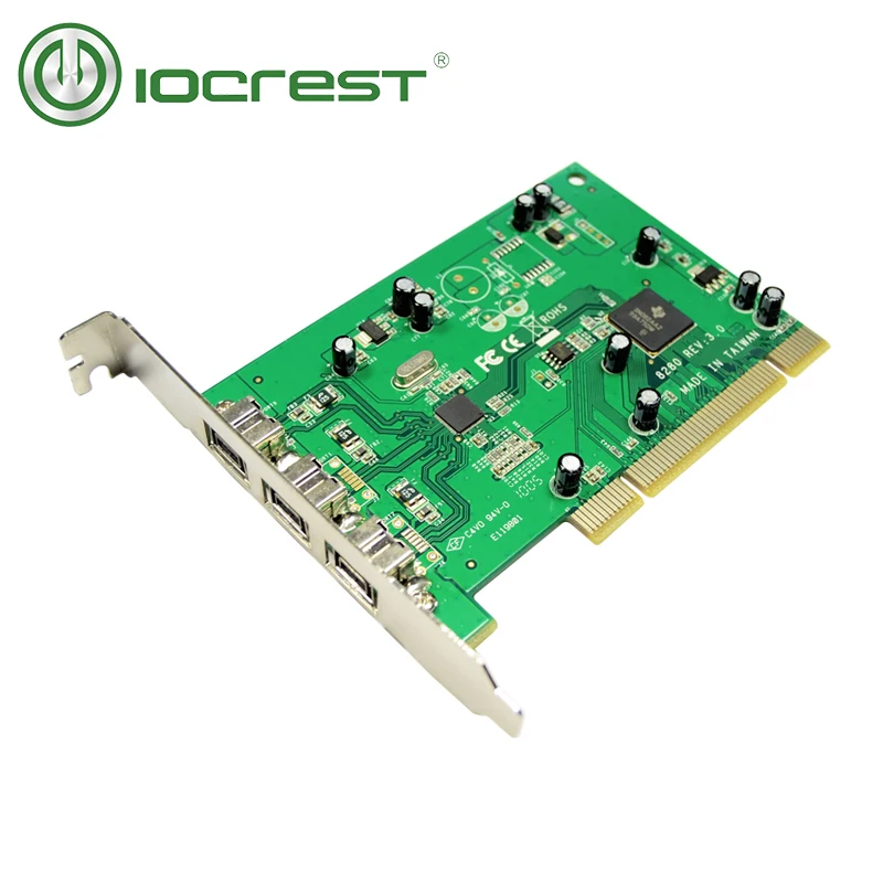 PCIe Ti8280 Чипсет ieee зарядное устройство с 3 usb-портами для 1394b Firewire 800 PCI карта