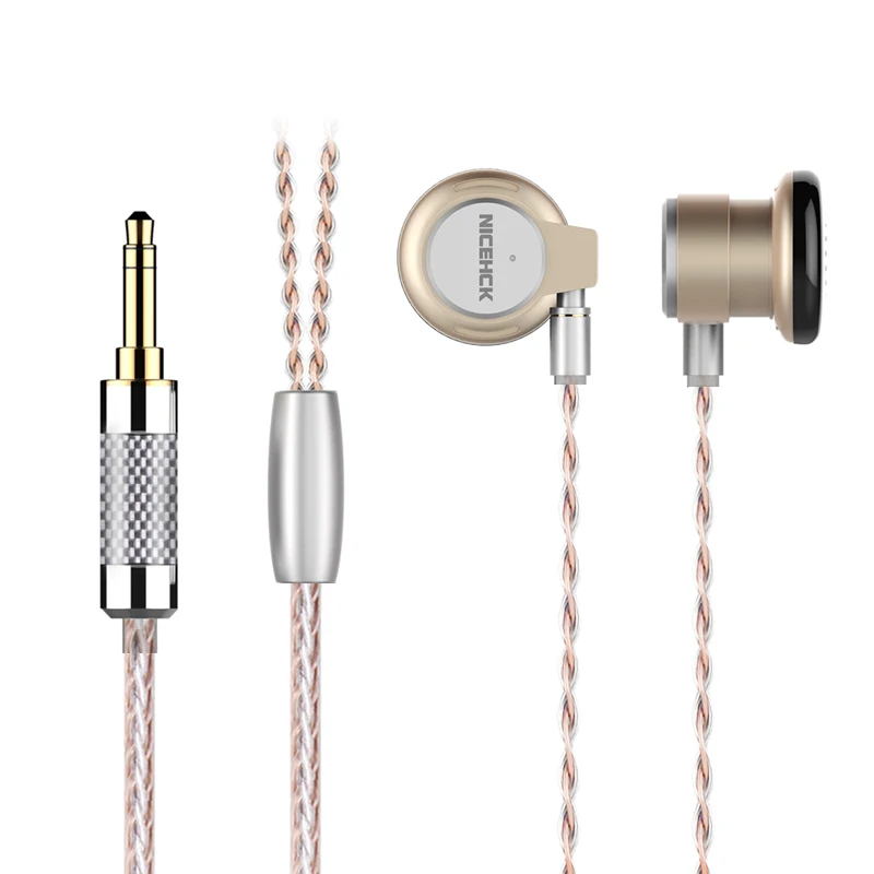 NiceHCK EBX Ушные крючки вкладыши металлические наушники HIFI 14 8 мм Динамический