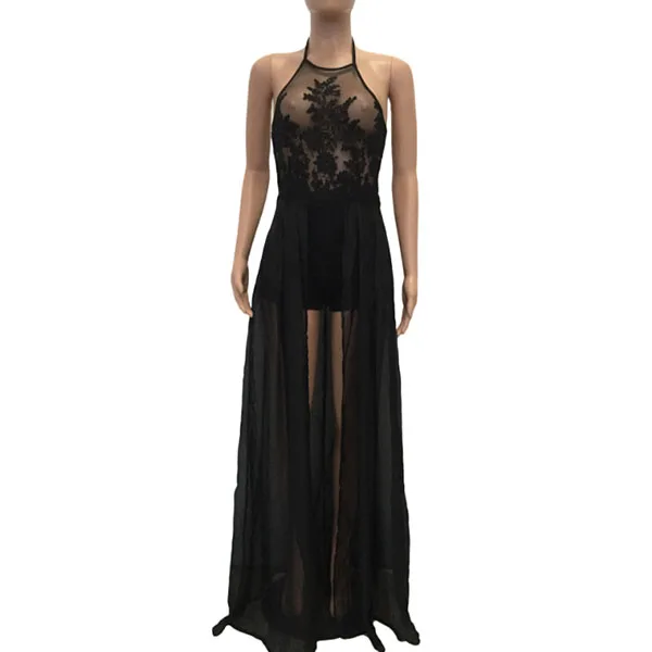 Summer Dress 2018 Sexy Women Casual Sleeveless Beach Short Tassel Solid Candy Color Maxi Lace Vestidos Plus Size | Женская одежда