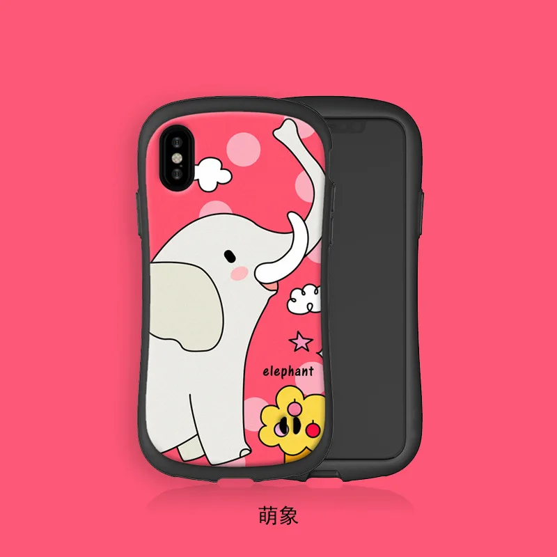 Известный чехол со слоном для iphone 7 8 xr xs max 6 plus splus силиконовый X 6S с изображением