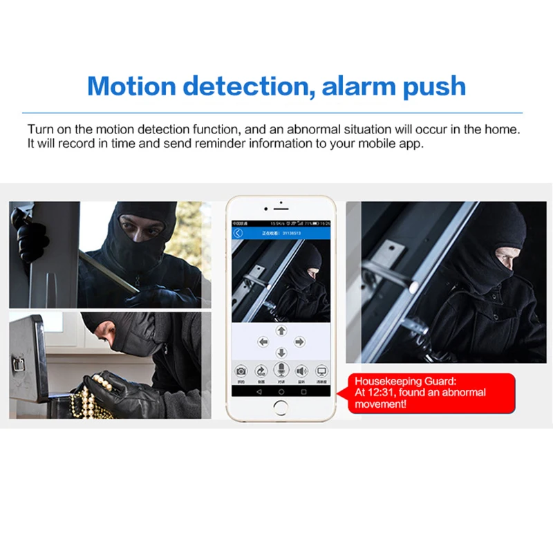 Миллион HD 720P IP камера Беспроводная интеллектуальная видеонаблюдения вор