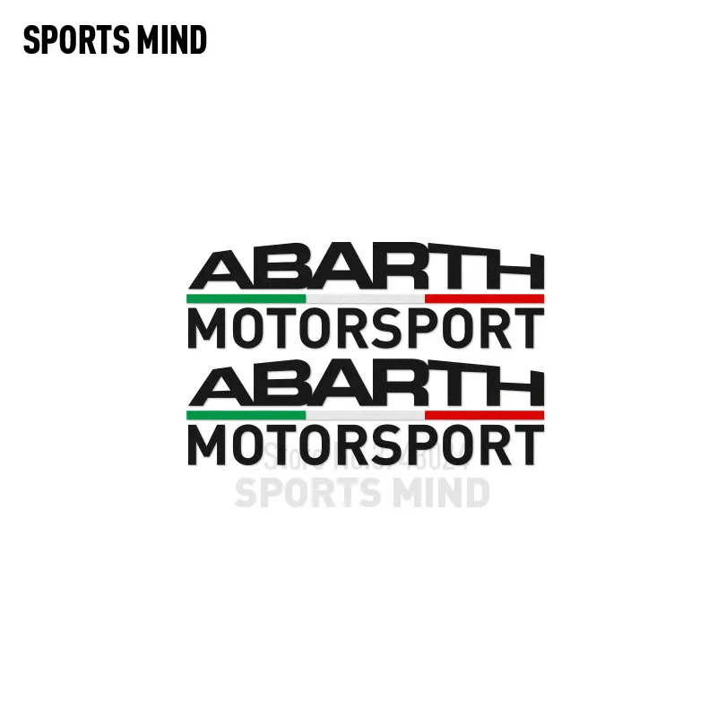 Зеркало заднего вида ABARTH на заказ 1 пара Стайлинг автомобиля для Fiat 500 Punto Stilo Bravo
