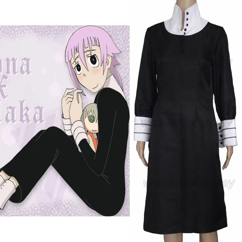 

Free Shipping Soul Eater Crona Cosplay Costume Custom Made for Halloween and Christmas