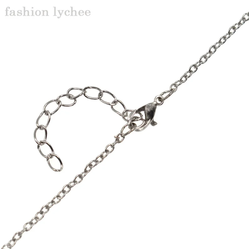 Модный Личи 2 шт. винтажное ожерелье с подвеской в виде оленя Бак Доу для