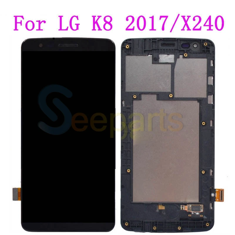 5 0 &quotдля LG K8 2017 LCD Dual Sim X240 X240K X240H ЖК-дисплей кодирующий преобразователь сенсорного