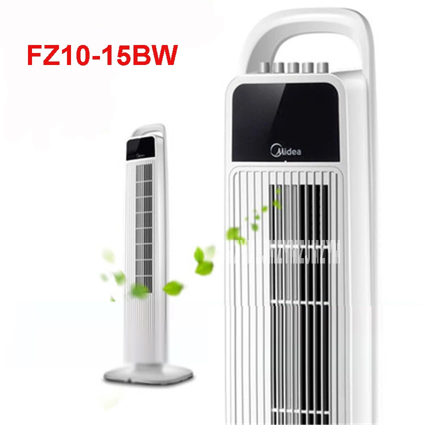 FZ10-15BW 220V/40W Household desktop floor fan Mute fanless fan timing fan no remote control vertical tower fan 3 files Speed