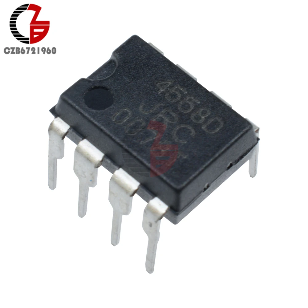 20 шт. JRC4558D NJM4558D JRC 4558D DIP8 OPAMP OP AMPS чип IC JRC4558|Соединители| |