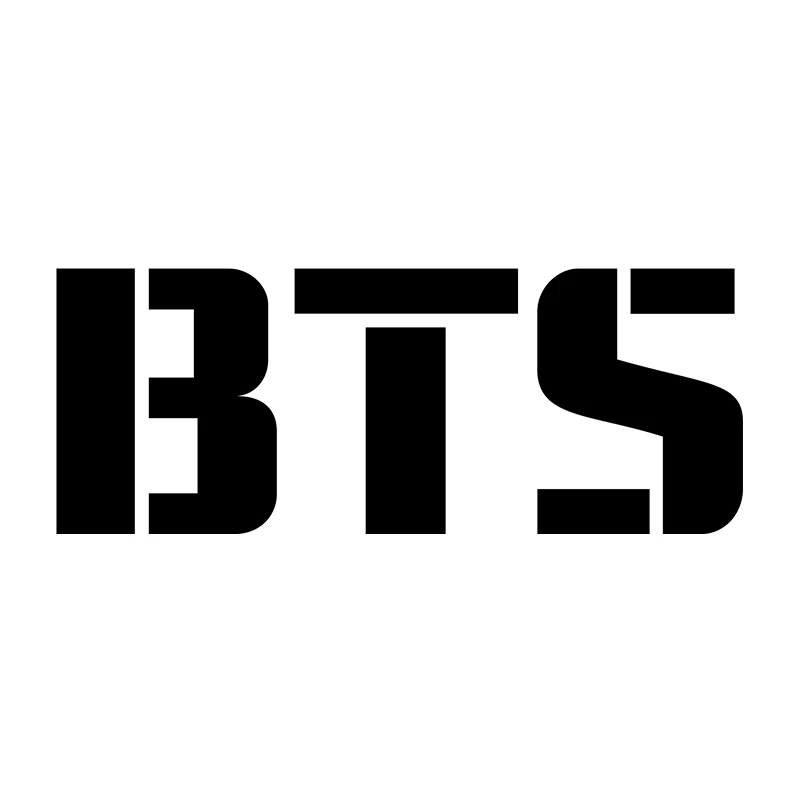 Kpop bangtan мальчики корейская мужская Группа наклейки автомобиль-Стайлинг Декор винил черный/серебристый