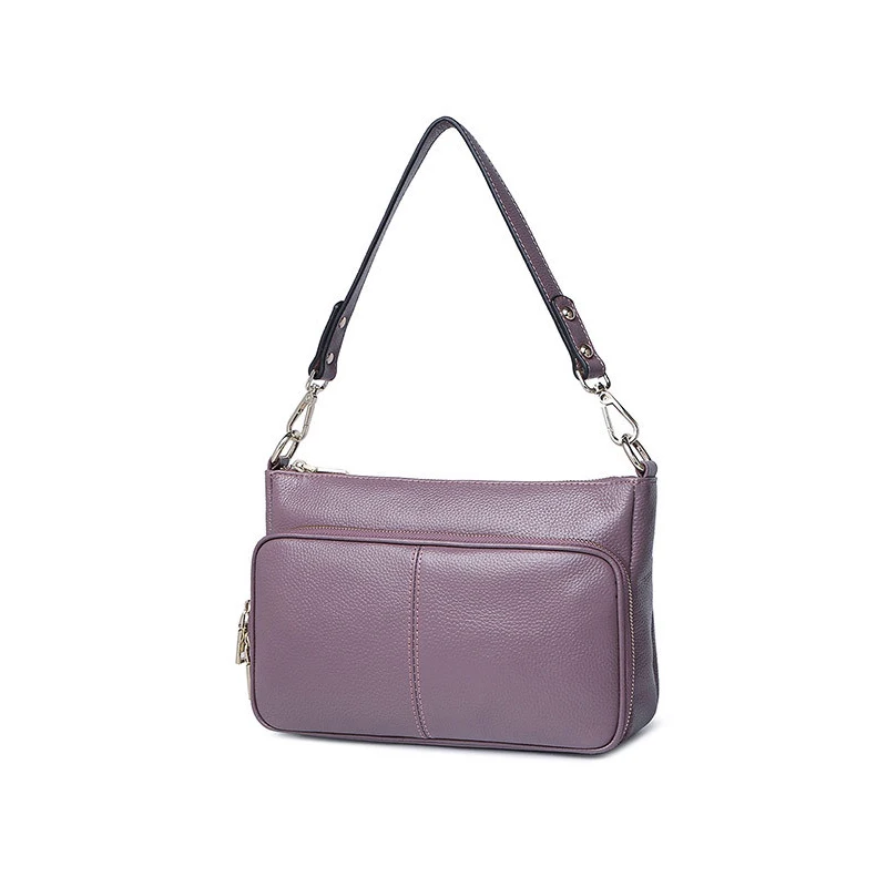 Daily Messenger Leather Guarantee Women Genuine Shoulder Bag Lady 100% Natural Cowhide Cross body P030 | Багаж и сумки