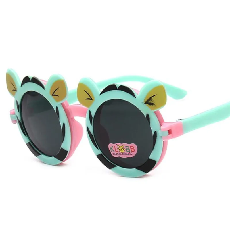 MAYHAP Eyeglass fashion kid round sun glasses Novel Worm design cute Spectacles frame children boys girls Mirror flip sunglasses |
