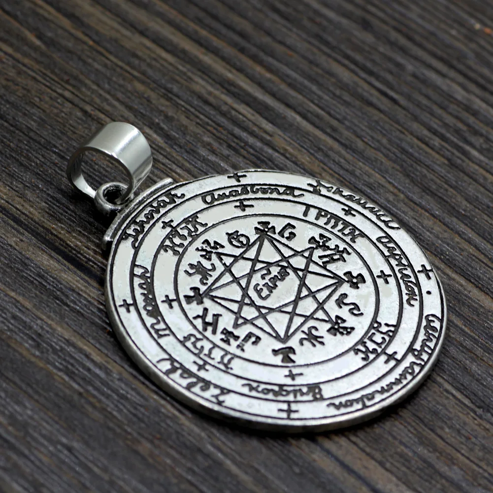 Amule языческая Викка подвески мощный Солнечный талисман ключ Соломоновы