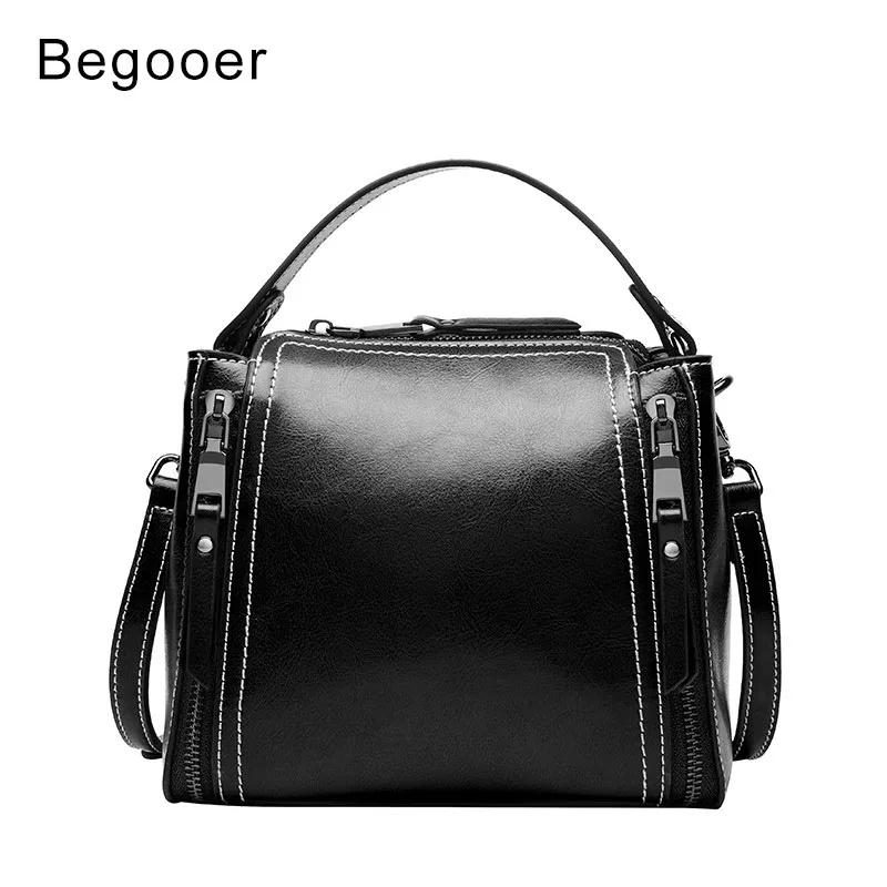 Женские сумки от известного бренда BEGOOER, Сумки из натуральной кожи, сумки через плечо для женщин, мини-сумка на плечо, винтажная сумка-мессенджер