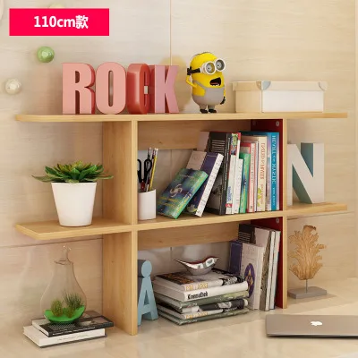110cm DIY книжный шкаф декоративная деревянная книжная полка Легкая установка полка для растений книжная подставка для мелочей креативный Современный домашний декор - Цвет: 110cm