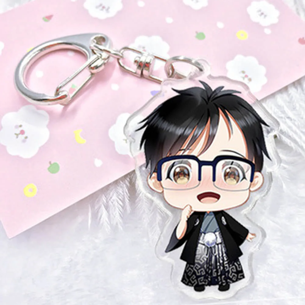 Новинка брелок для телефона с персонажами из аниме Yur on Ice Victor Nikiforov Yuri подвеска