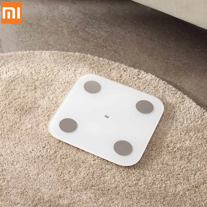 Xiaomi Smart Body Fat Scale 2 Bluetooth 5 0 приложение монитор СВЕТОДИОДНЫЙ дисплей цифровые весы