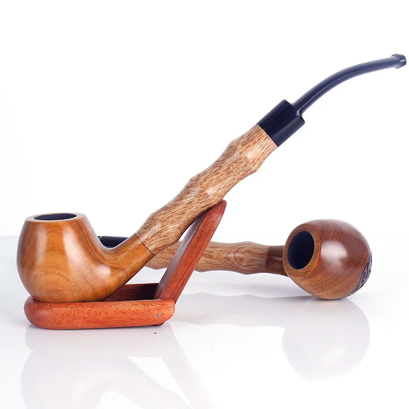 Зажигалки и аксессуары для курения сандаловая трубка с бамбуковой палкой