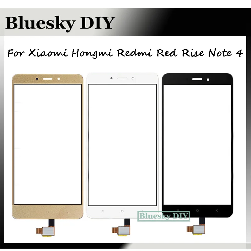 5 шт. MTK Helio X20 дюймов новый для Xiaomi Redmi Note 4 Note4 / Pro Prime Сенсорная панель дигитайзер