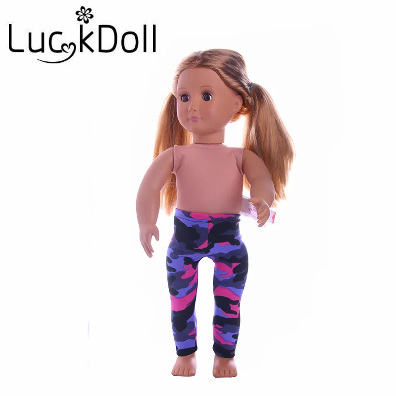 Новые леггинсы Кукла Одежда Fit 18 дюймов American Girl 43 см BABY born Zapf дети лучший подарок