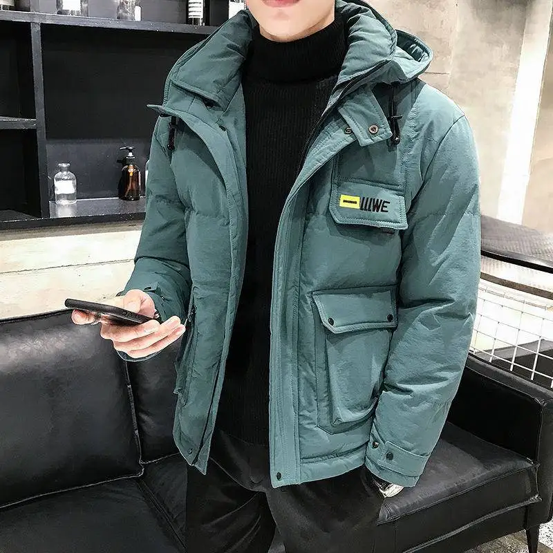 Лидер продаж парка мужские зимние куртки из хлопка Chaquetas Hombre парки повседневная