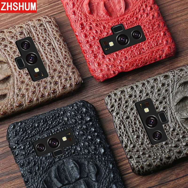 Genuine Leather Case For Samsung Note 9 8 S9 S8 Plus Crocodile Skin Luxury Handmade 360 Back Cover for Galaxy S7 Edge Note9 |