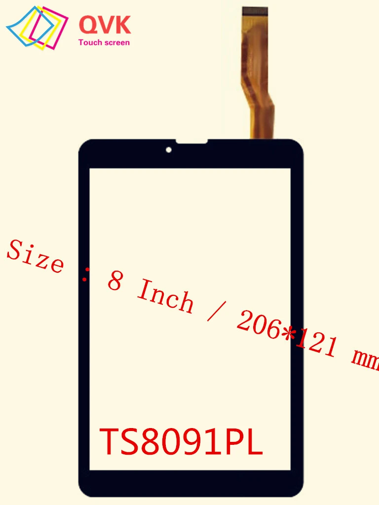 Черная 8-дюймовая сенсорная панель для Digma Optima 8001M 8002 8003 M 8004 S 8100R запасные части