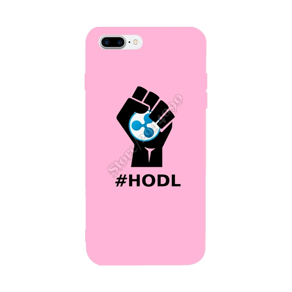 HODL Ripple XRP Logo For Iphone X Case Ultra-thin Top Soft TPU 6S 6 7 8 Plus Protective Custom Covers |