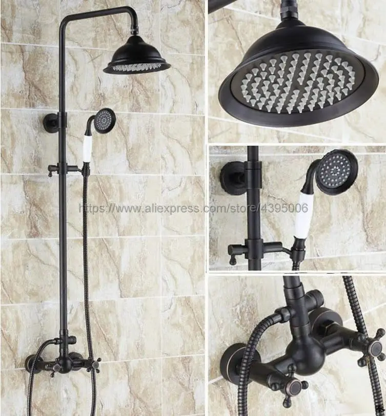 Бронзовая насадка для душа с эффектом потертости 8 дюймов набор душевых