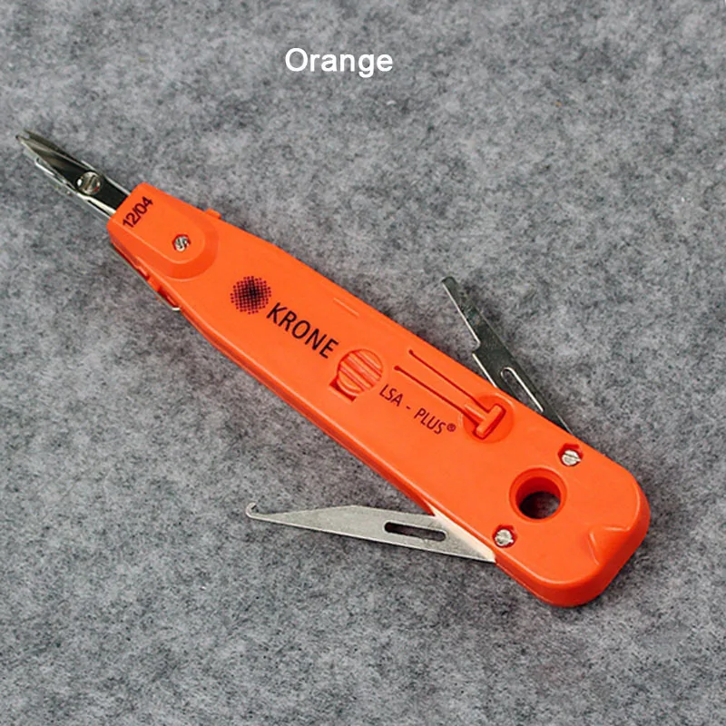 

110 Wire Cutter Telecom Knife Krone Pliers LSA Punch Down Tool For Rj45 Keystone Jack Telephone Module Network Cable Patch Panel