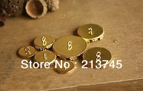 Бесплатная доставка! Подвески золотого цвета 100 шт./лот основа для