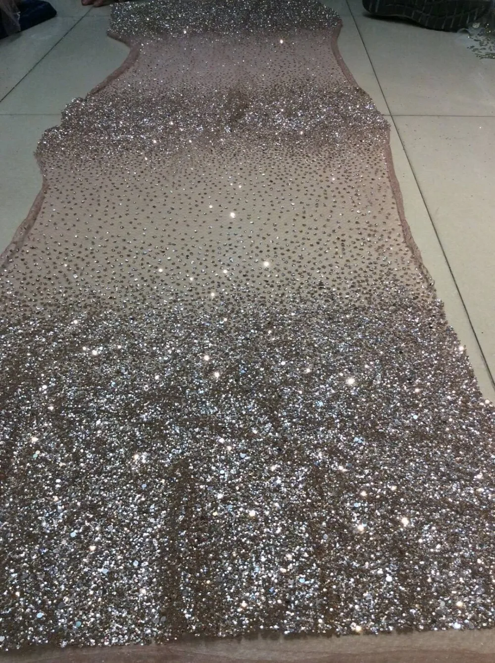 Тюлевое кружево с приклеенными блестками модная блестящая кружевная ткань в