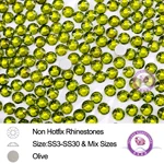 Mix Размеры SS3 для SS30 светло-персиковый Стразы, не требующие горячего крепления для лака для ногтей, художественное декоративное стекло кристаллы