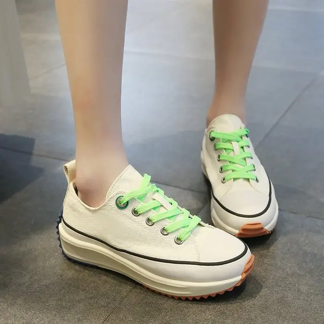 Модные Повседневные парусиновые Эспадрильи на шнуровке для девушек и подростков